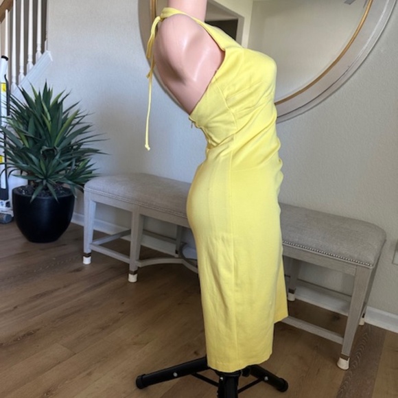 Cache size 8 yellow party dress - Picture 8 of 10
